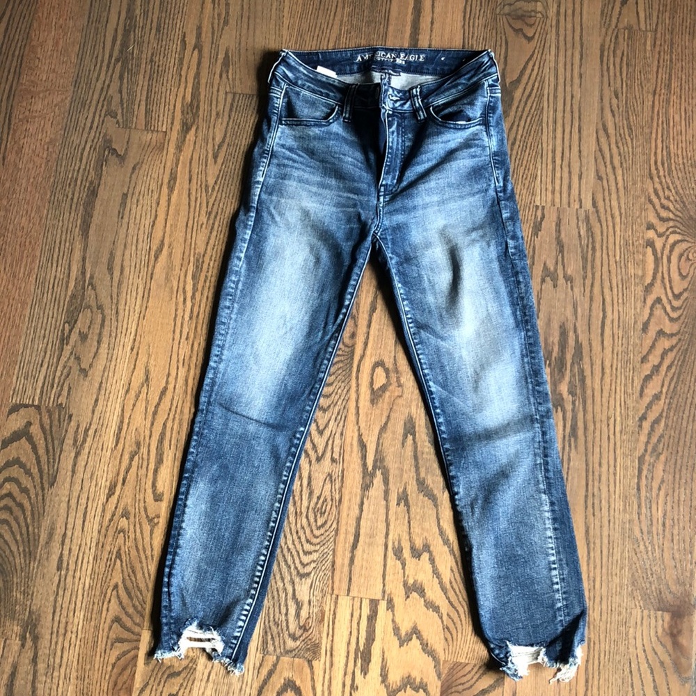 American Eagle hi-rise jegging crop